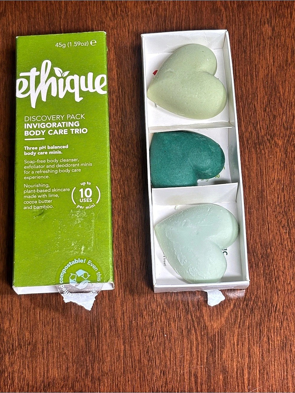 Ethique Discovery Pack Invigorating Body Care Trio Body Care Trio NWT